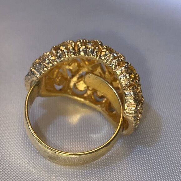 Vintage Sarah Cov Adjustable Cluster Ring - Picture 5 of 6